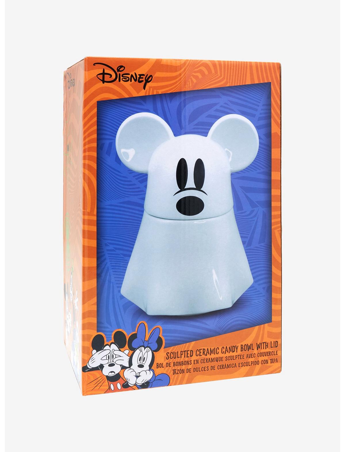 Disney Mickey Mouse Ghost Candy Bowl Hot Topic Exclusive