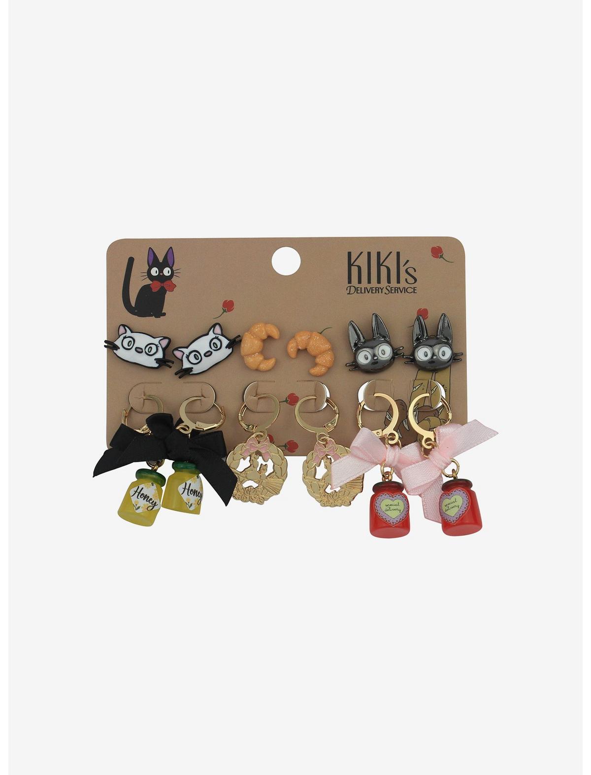 Studio Ghibli Kiki's Delivery Service Pastries & Cats Earring Set