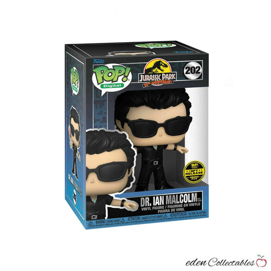 Jurassic Park 30th Anniversary - Dr. Ian Malcolm with Flare NFT Exclusive Funko Pop LE1900