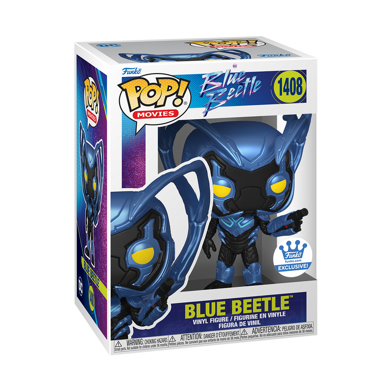 Blue Beetle: Blue Beetle (with Weapon) Funko-Shop Exclusive Funko Pop
