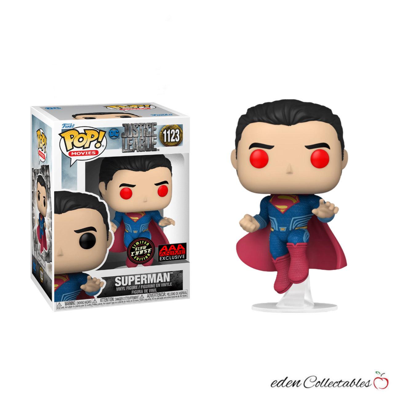 (PRE-ORDER) Justice League Superman AAA Anime Exclusive Funko Pop Chase Set of 2