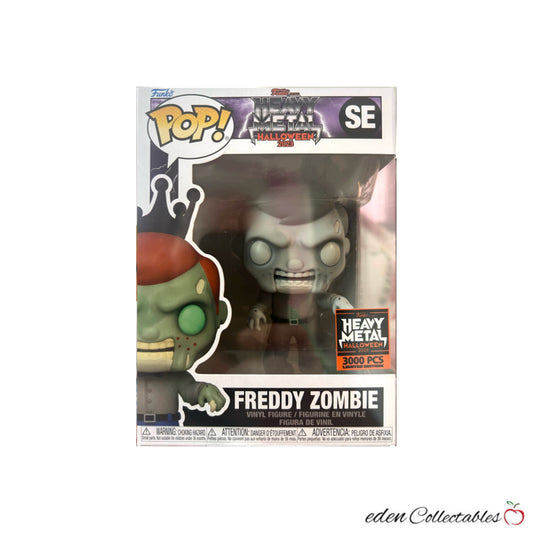Freddy Zombie (Black & White) Metal Halloween 2023 Exclusive Funko Pop - LE3000