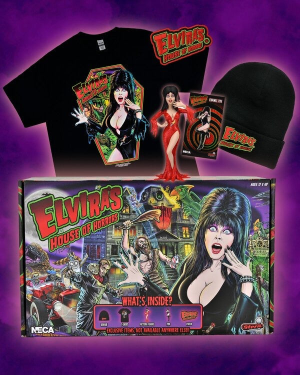 Elvira's House of Horrors NECA Collectors Box - 5 Exclusive Items