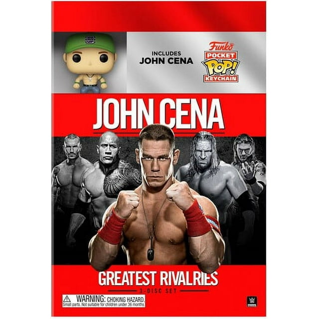 WWE: John Cena's Greatest Rivalries/John Cena Mini Funko (DVD) (Walmart Exclusive)
