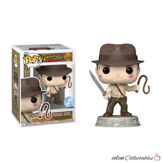Indiana Jones: Indiana Jones with Whip & Sword Exclusive Funko Pop