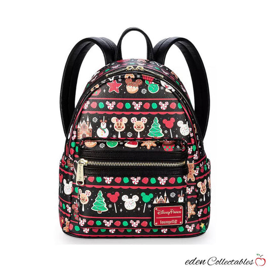 Disney Loungefly - Christmas Food Snacks Icons Disney Parks Exclusive Mini Backpack