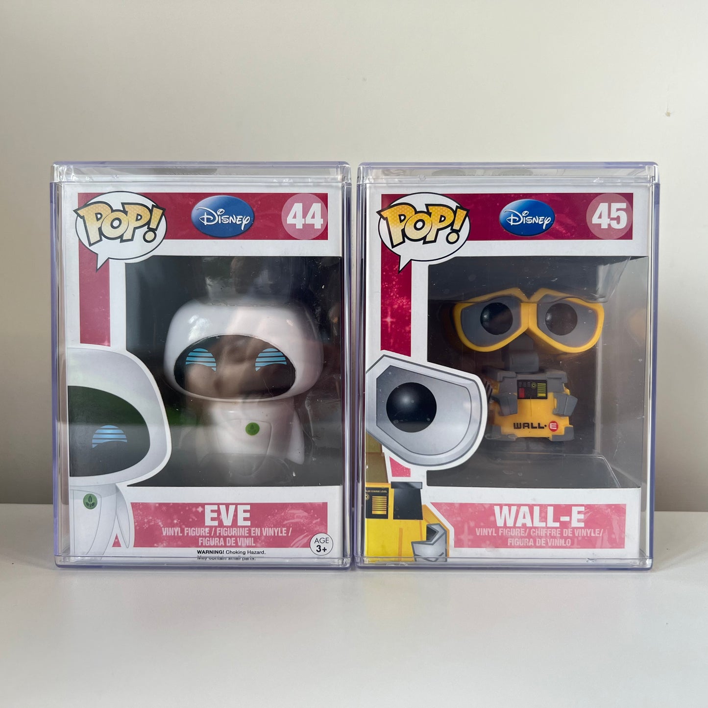 Disney Pixar Wall-E - Wall-E & Eve Funko Pop Set of 2 (Signed by Ben Butcher)
