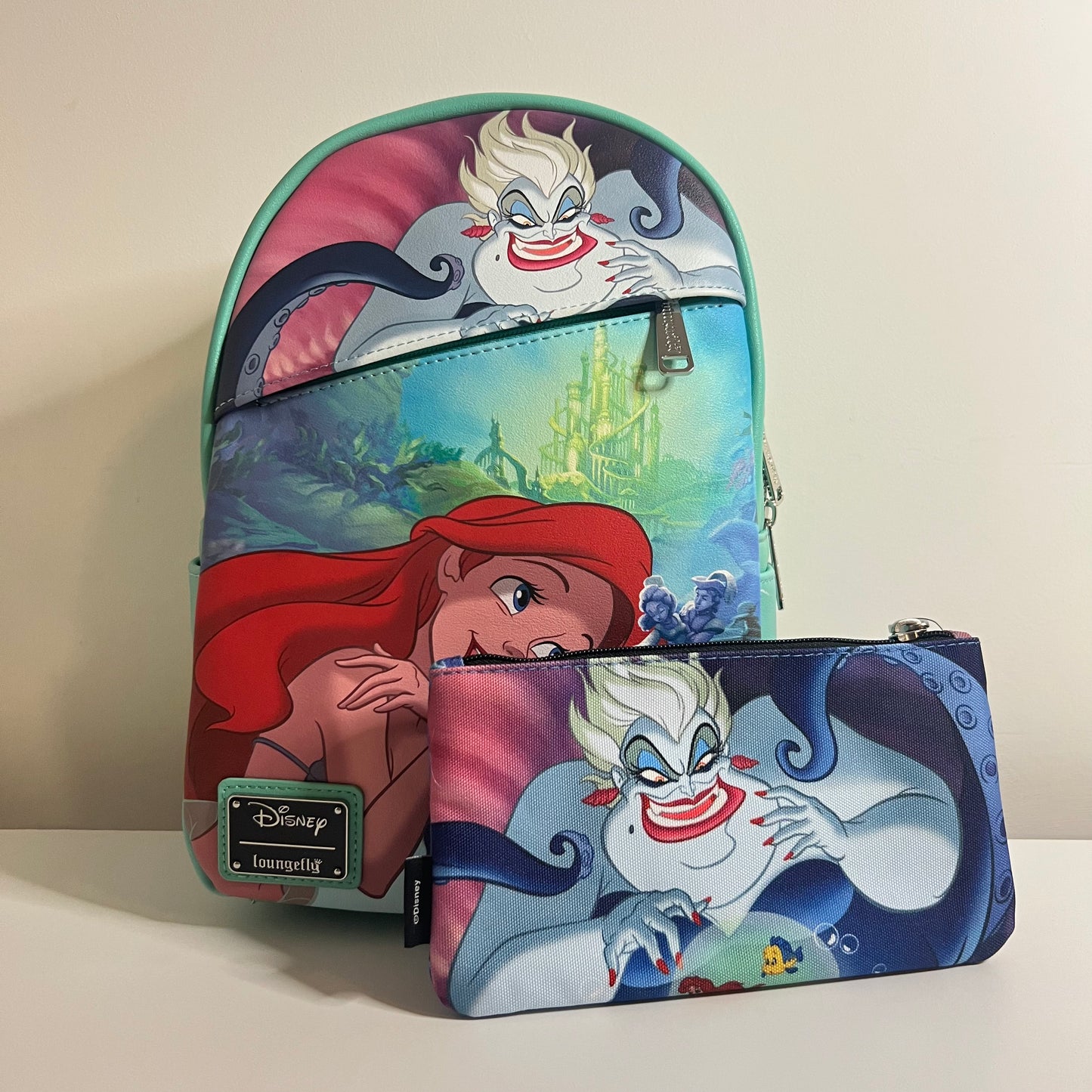 Disney Loungefly - The Little Mermaid Exclusive Mini Backpack & Coin Pouch