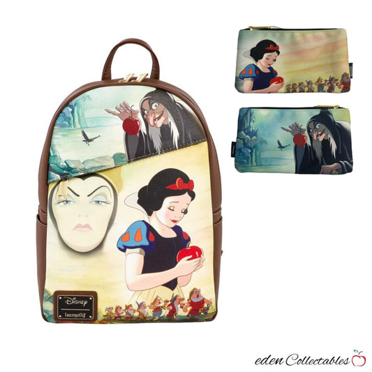 Disney Loungefly - Snow White and the Seven Dwarfs Exclusive Mini Backpack & Coin Pouch