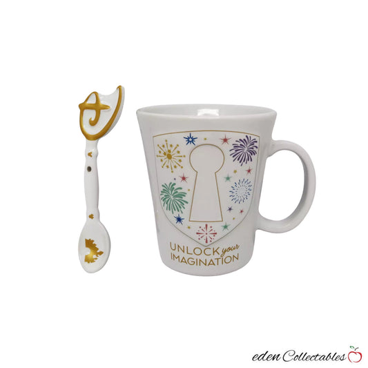 Disney Store Imagination Key Mug and Spoon
