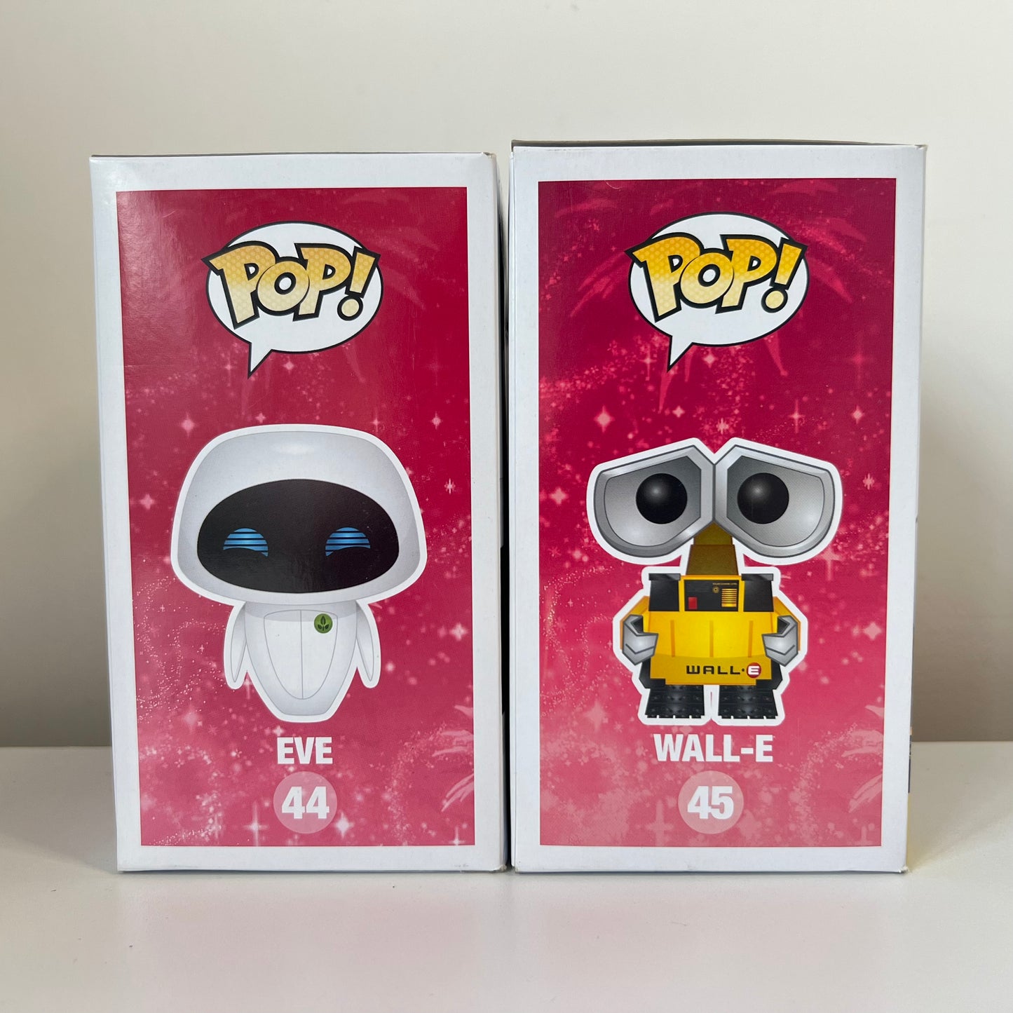 Disney Pixar Wall-E - Wall-E & Eve Funko Pop Set of 2 (Signed by Ben Butcher)