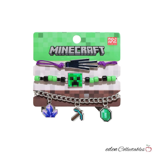 Minecraft Charm Bracelet Set