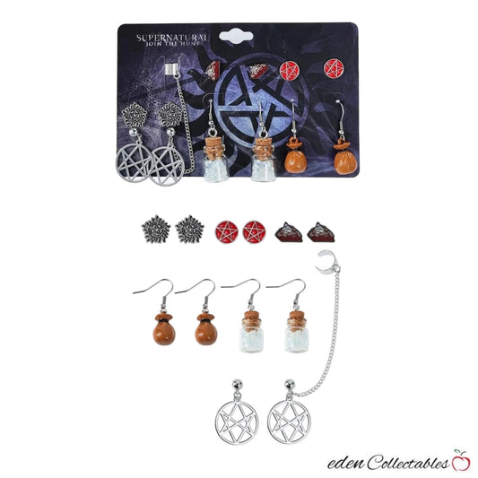 Supernatural Icons Earrings Set