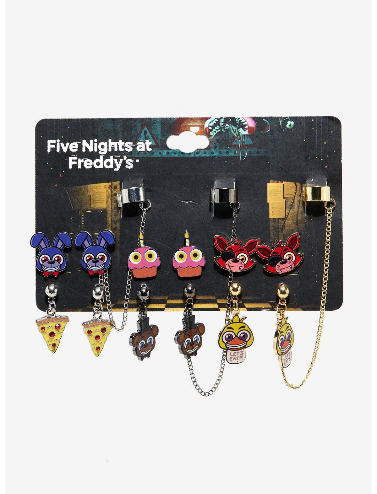 Five Nights At Freddy's Cuff Earring Set