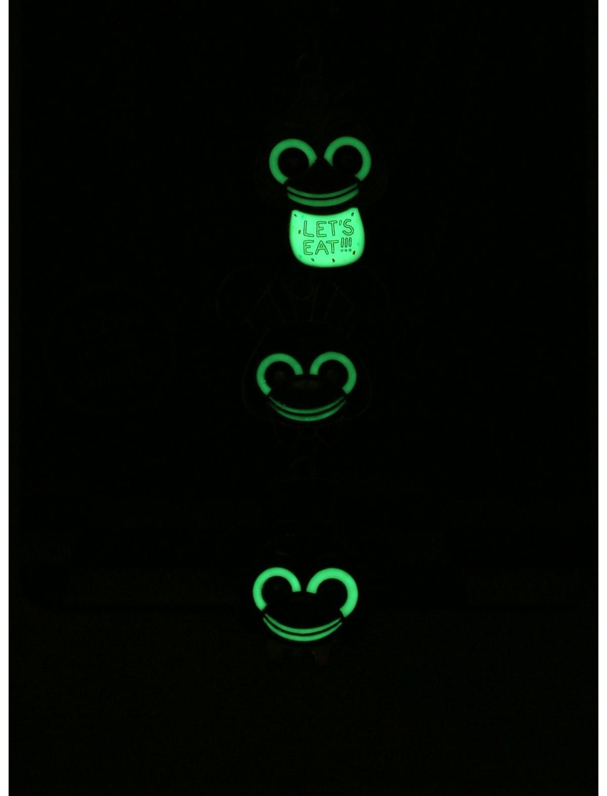 Five Nights At Freddy's Character Glow-In-The-Dark Necklace Set