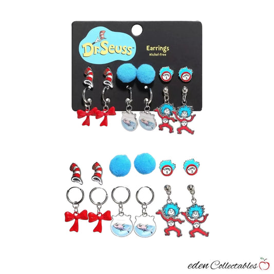 Dr. Seuss The Cat In The Hat Earring Set