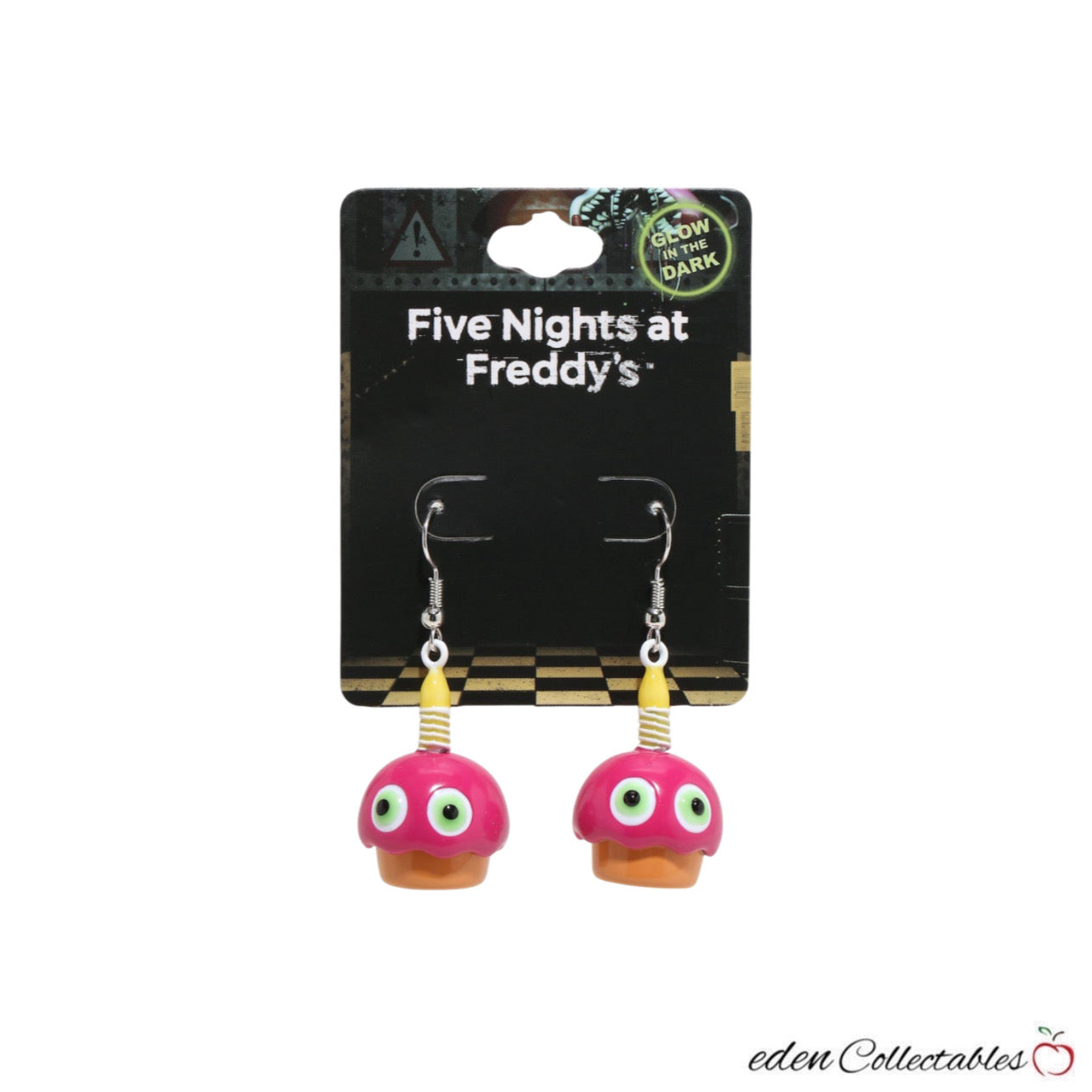 Five Nights At Freddy's Carl The Cupcake Figural Earrings