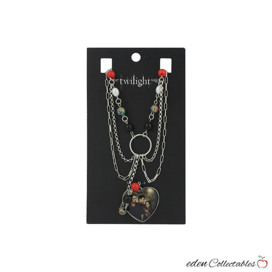 Twilight Beaded Photo Lariat Necklace