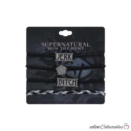 Supernatural Bitch Jerk Bracelet Cord Set