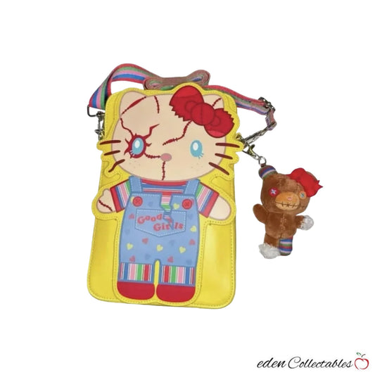 Hello Kitty Chucky Crossbody Bag with Plush - Universal Studios Exclusive