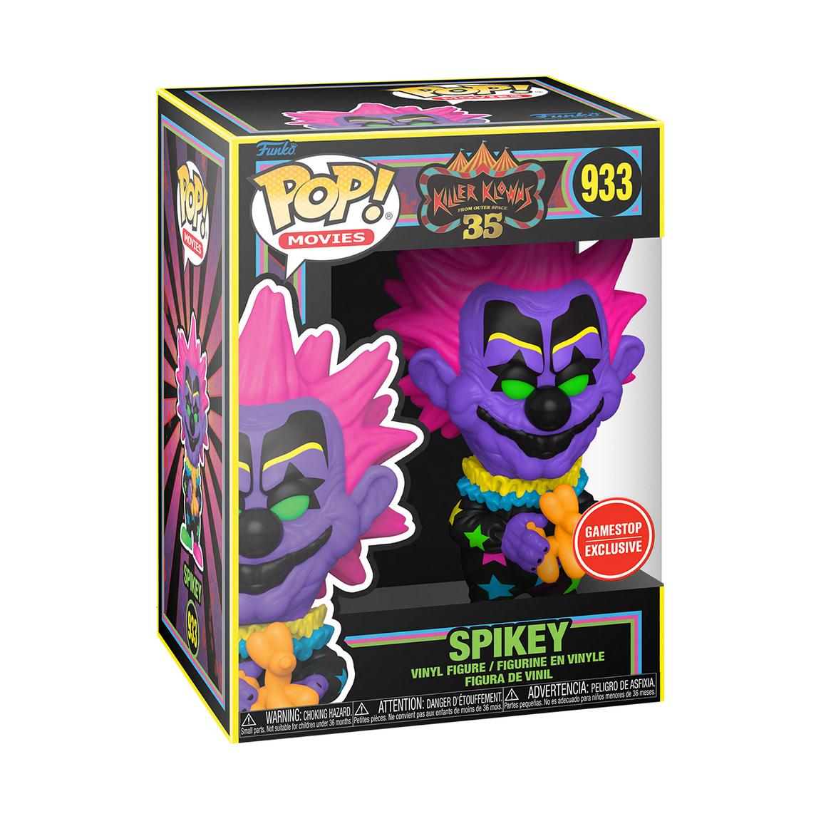 Killer Klowns From Outer Space - Spikey (Black Light) GameStop Exclusive Funko Pop