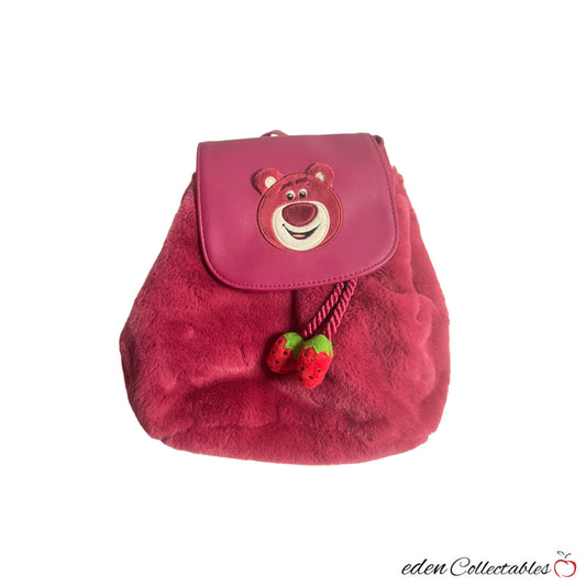 Disney Lotso Fluffy Backpack - Shanghai Disneyland