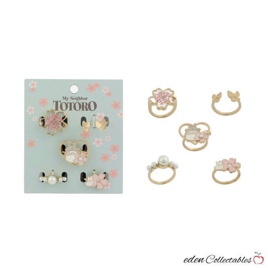 Studio Ghibli My Neighbor Totoro Sakura Ring Set